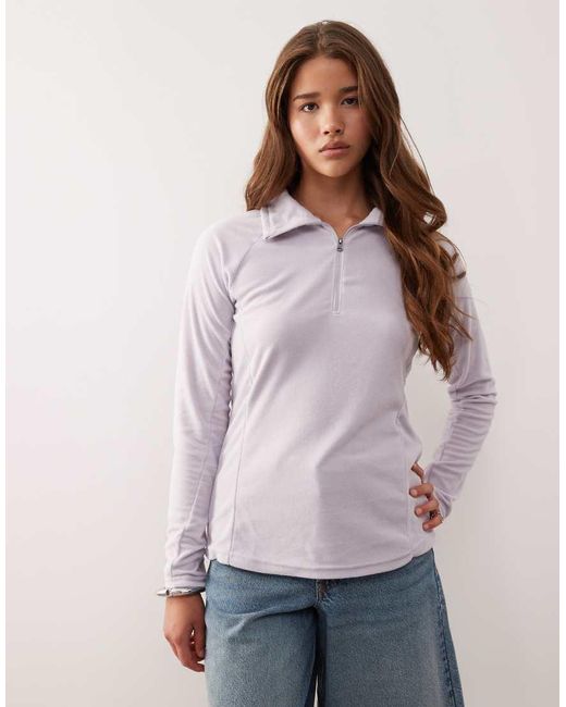 Polar Lila Con Media Cremallera Glacial Iv De -Morado Columbia de color Purple