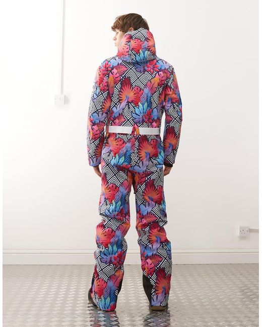 OOSC Red Big Poppa Ski Suit for men