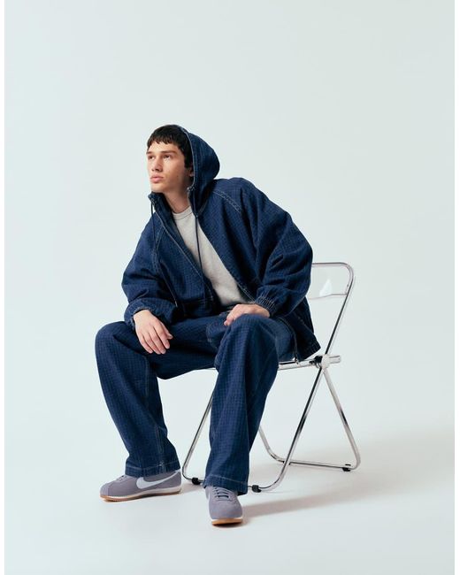 ASOS Blue Loose Straight Jeans for men