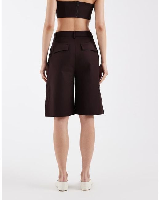 ASOS White Tailo Utility Bermuda Shorts
