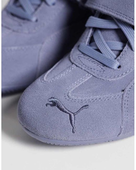 PUMA Blue Speedcat Wedge Trainers