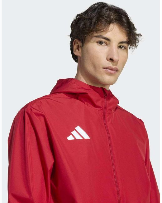 Adidas Originals Red Entrada26 All Weather Jacket for men