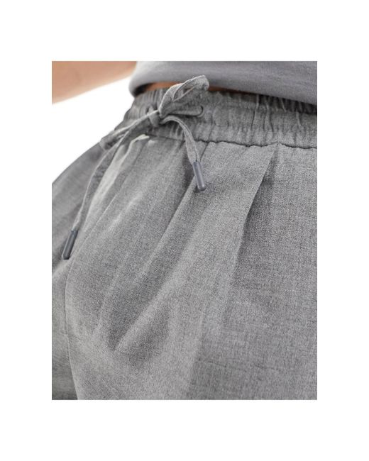 Pantaloni sartoriali grigi di Pull&Bear in Gray da Uomo