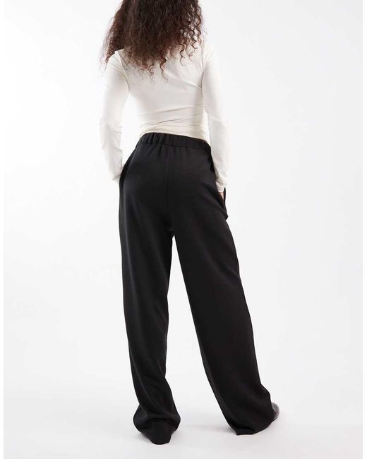 ONLY White Leopard Print Bow Detail Trousers
