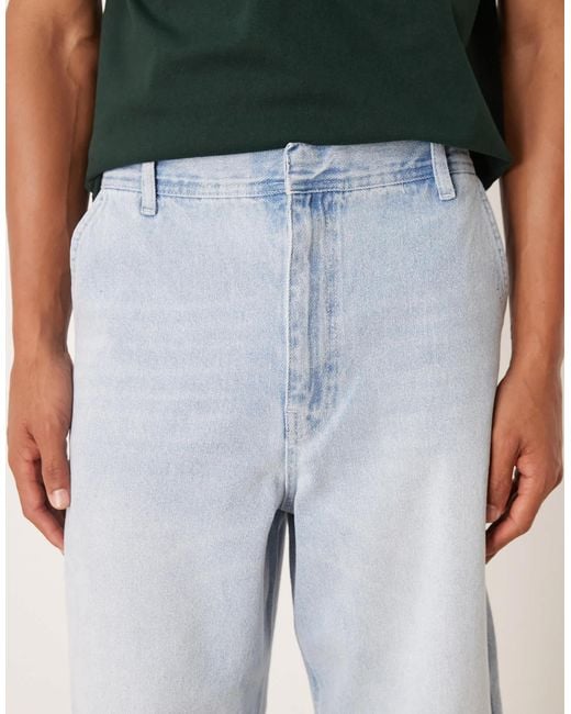 ASOS Multicolor Loose Straight Jeans for men