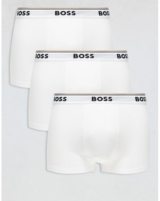 Boss Gray 3-pack Power Trunks for men