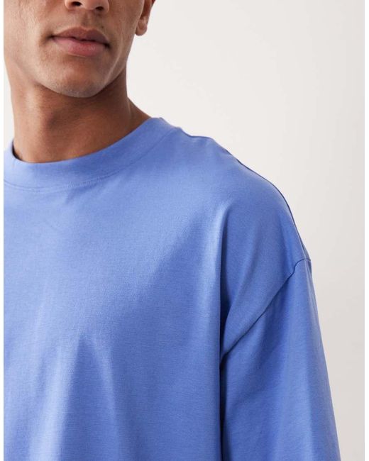 ASOS Blue Essentials Oversized T-shirt for men