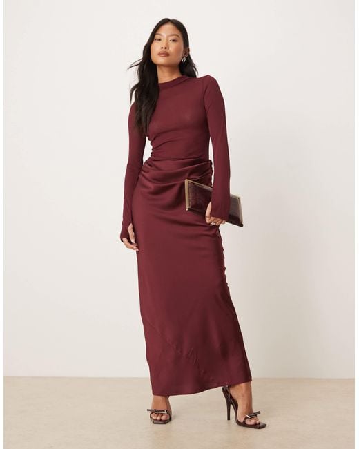 sachin and babi light blue dress Burgundy Sequins Long Prom Dresses, Shiny Wine Red Long Formal Evening –  Eip Collection