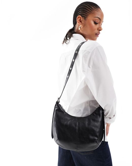 Pull&Bear White Slouchy Curve Shoulder Bag