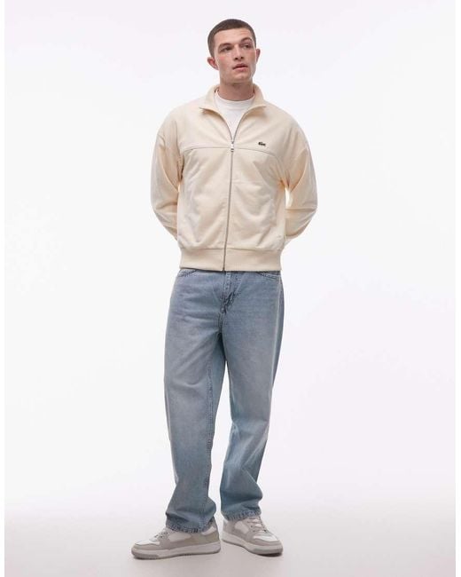 Lacoste Natural Zip Through Sweat Jacket for men