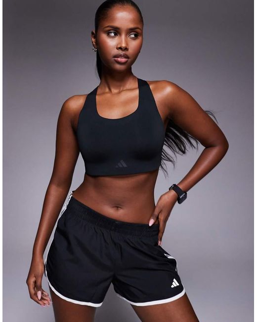Adidas Originals Blue Adidas Training Power Essentials Sports Bra