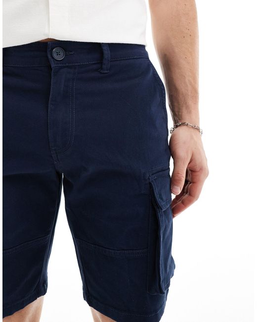 Pantaloncini cargo di Only & Sons in Blue da Uomo