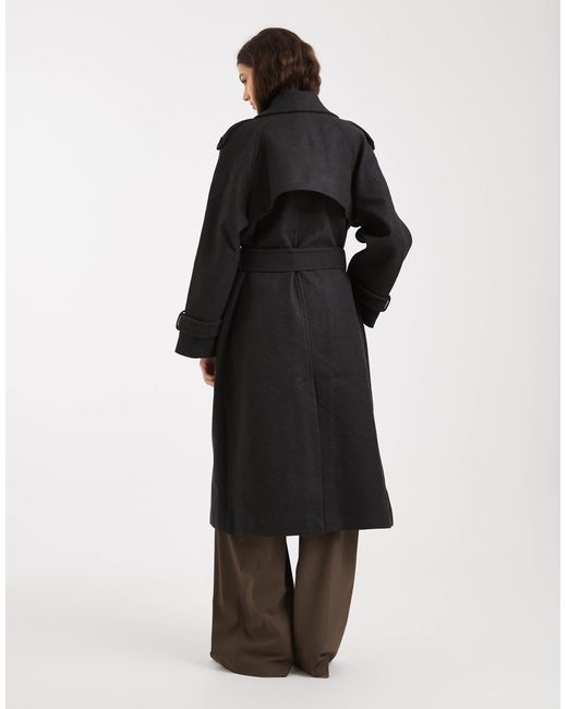 ONLY Black Belted Formal Coat