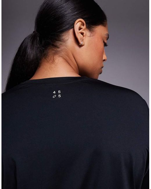 4505 Blue Curve Icon Active Quick Dry Long Sleeve Running Top