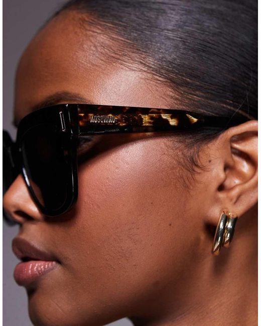Moschino Black Moschino Square Sunglasses
