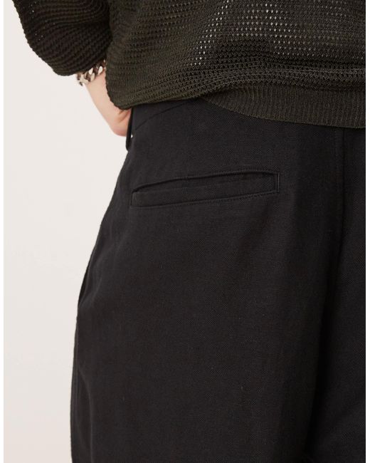 Abercrombie & Fitch – locker geschnittene carpenter-hose in Black für Herren
