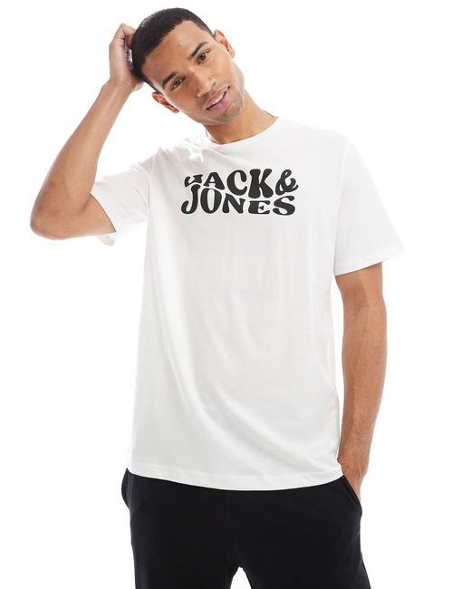 Jack & Jones White Pyjama Set for men