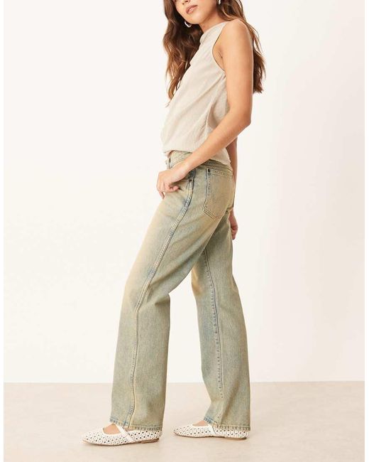 Wrangler Natural Low Rise Cowboy Straight Fit Jean
