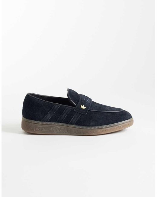 Adidas Originals Blue Handball Spezial Gum Sole Loafers