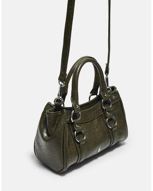 Stradivarius Green Small Bowling Bag