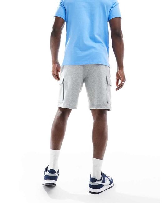 nike club fleece cargo shorts