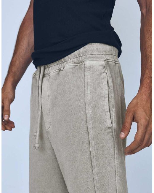 Bershka Gray baggy Jort Bermuda Shorts for men