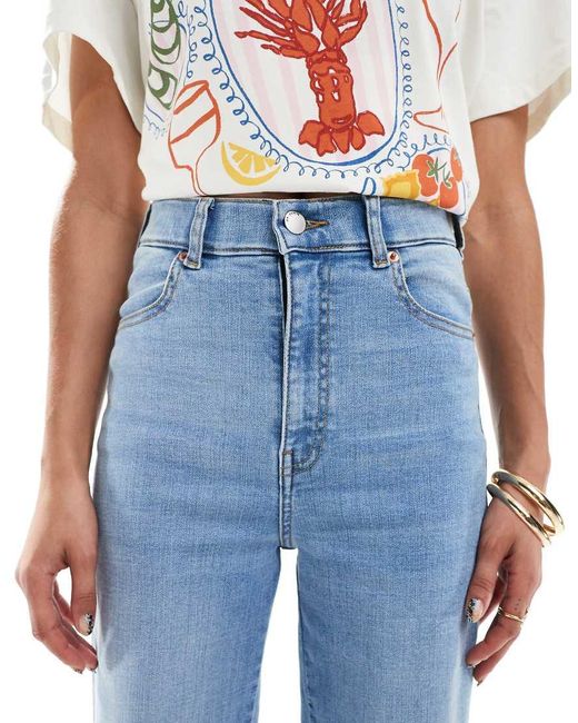 Dr. Denim Blue Moxy Straight Leg Jeans