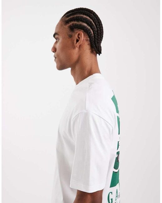 Only & Sons Green Relaxed Fit T-Shirt With Garfield Back Print for men