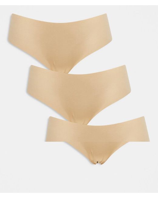 Pack De 3 Braguitas Beis De -Neutro Pieces de color White