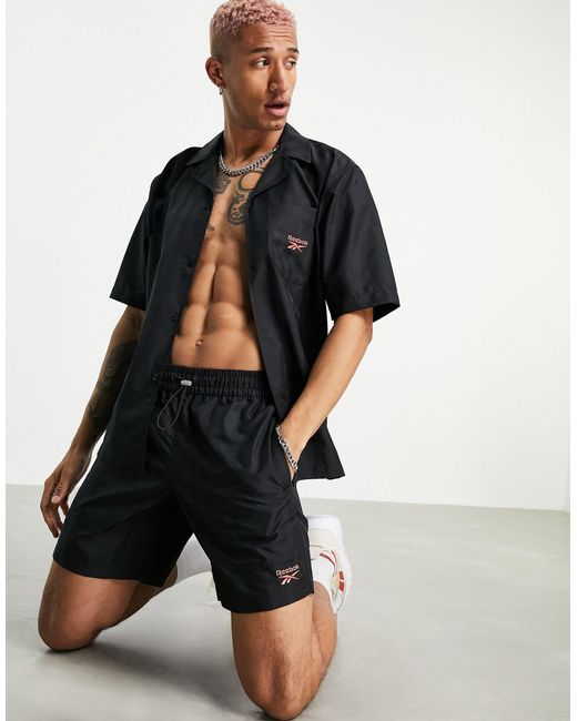 Reebok Classics Striped Woven Shorts Co 