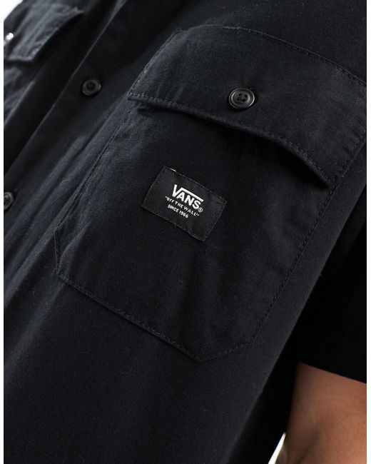 Vans Black Smith Shirt With Pockets