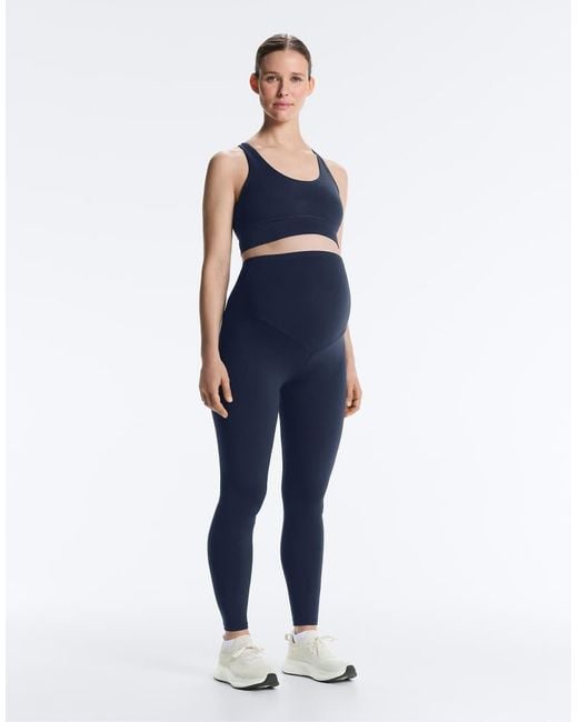 Oysho Blue Comfortlux 65cm Maternity leggings