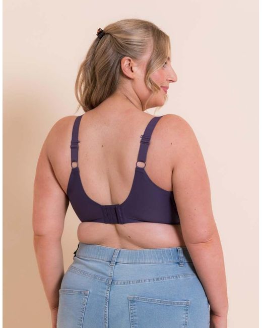 Curvy Kate Blue Smoothie Spacer Moulded T-Shirt Plunge Bra Fuller Bust