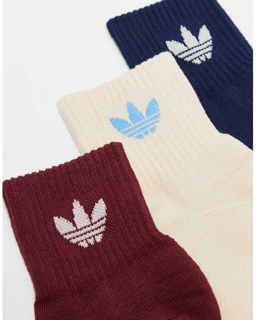 adidas Originals Ankle Socks in Blue for Men Lyst UK