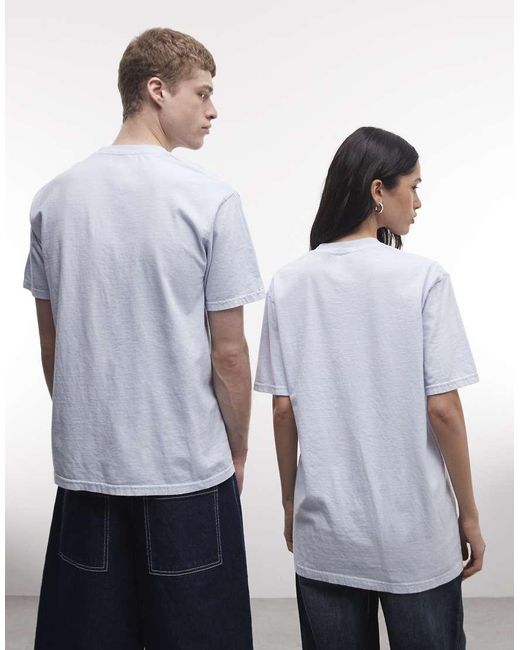PRNT White France Football Mascot Graphic Relaxed Fit T-Shirt