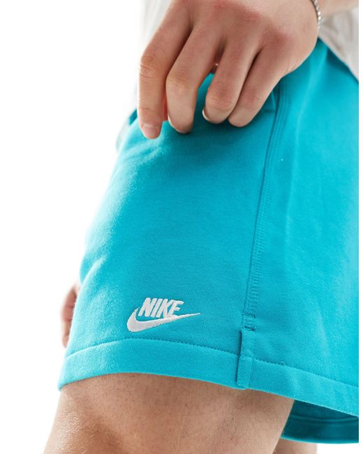 Nike Blue Club French Terry Shorts for men