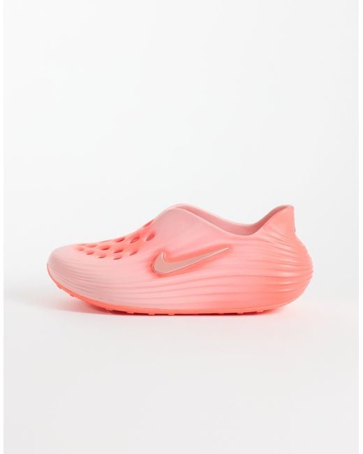 Nike Pink Reactx Rejuven8 Clogs