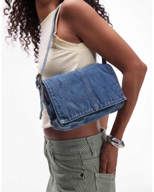 Levi's Blue Brannan Denim Shoulder Bag