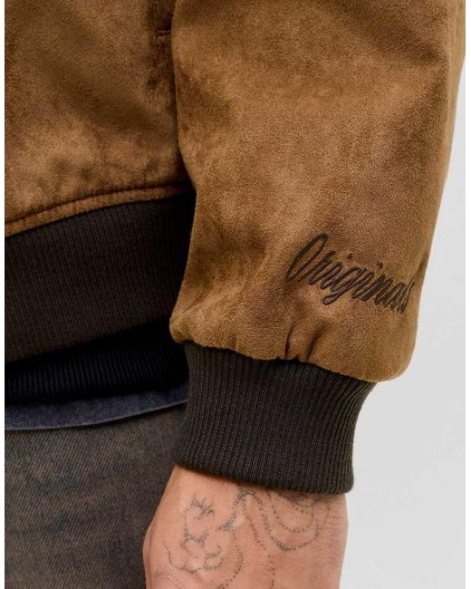 Jack & Jones Brown Bomber Jacket for men