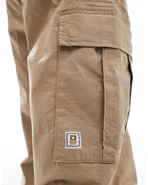 Only & Sons – weit geschnittene cargo-hose in Natural für Herren