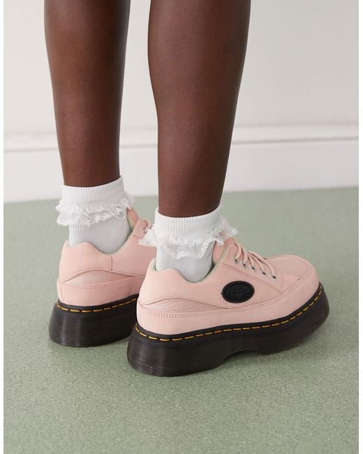 Dr. Martens Pink Buzz 5 Eye Shoes