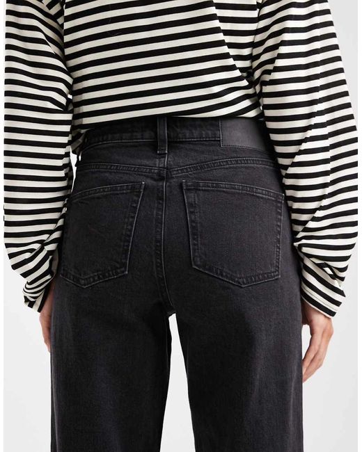 ASOS Gray Ankle Grazer Comfort Stretch Straight Leg Jean