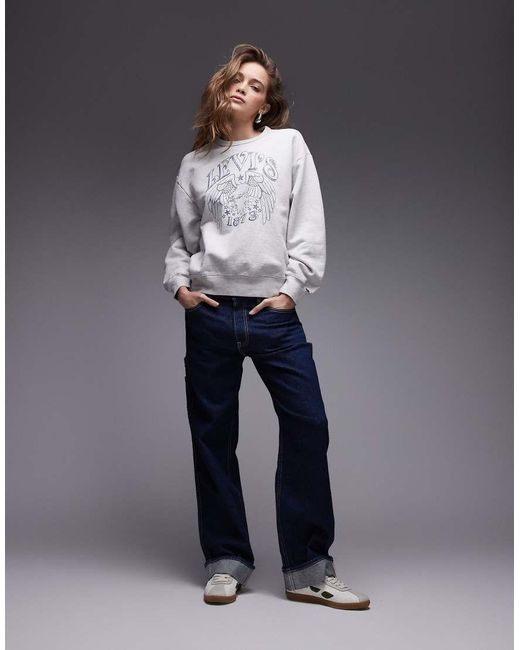 Levi's Gray Heritage Graphic Sweatshirt