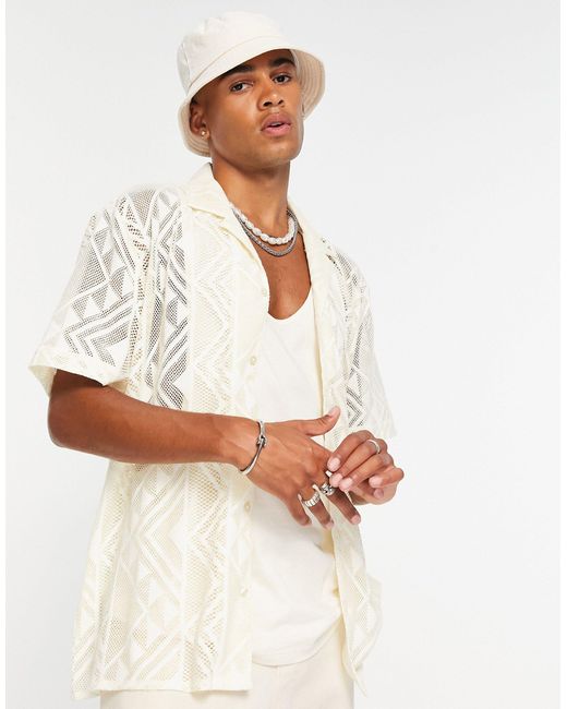 Mens lace shop shorts and shirt