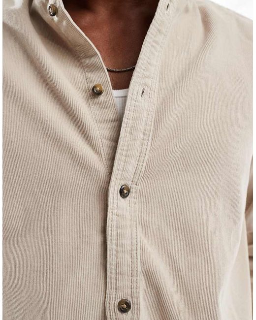 Only & Sons Natural Cord Shirt for men