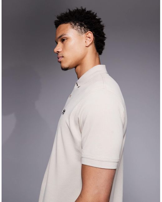 Barbour – basic-polohemd in Gray für Herren
