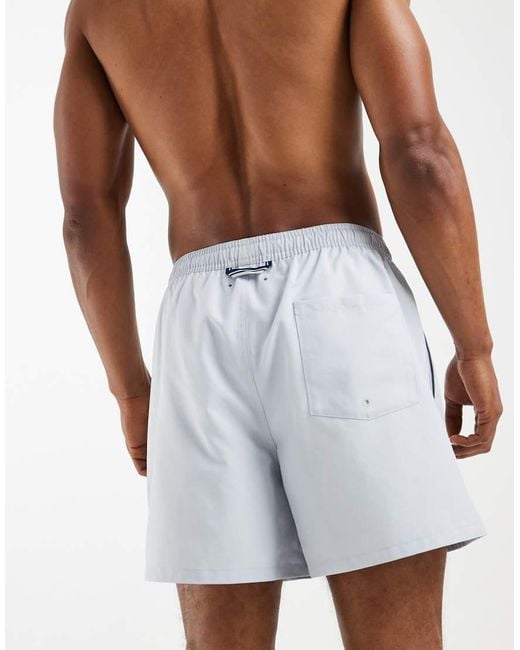 Fred Perry White Swim Shorts for men