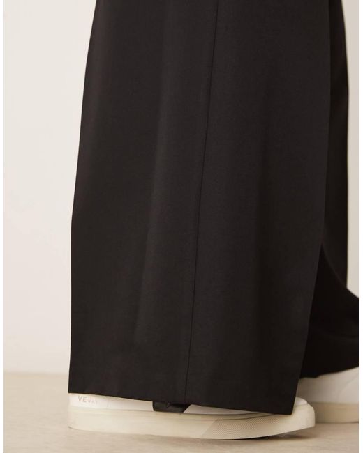 ASOS Nette Broek Met Extreem Wijde Pijpen En Vouw Aan De Voorkant in het White voor heren