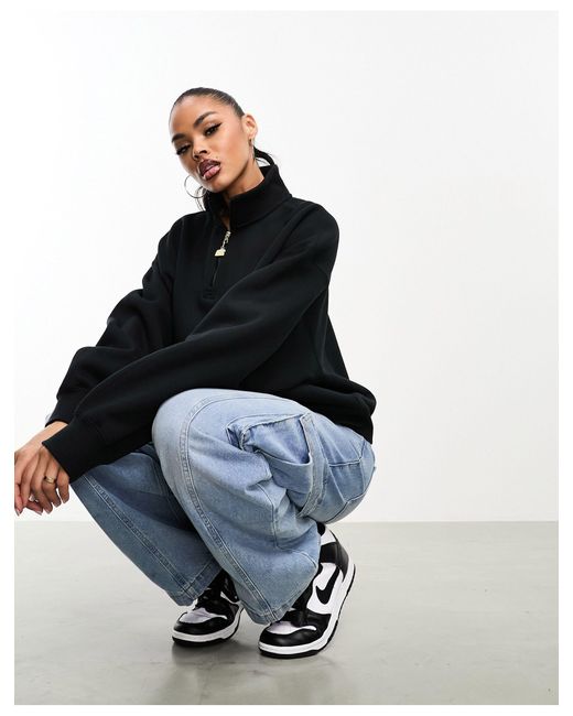 Nike Black – flight – fleece-sweatshirt