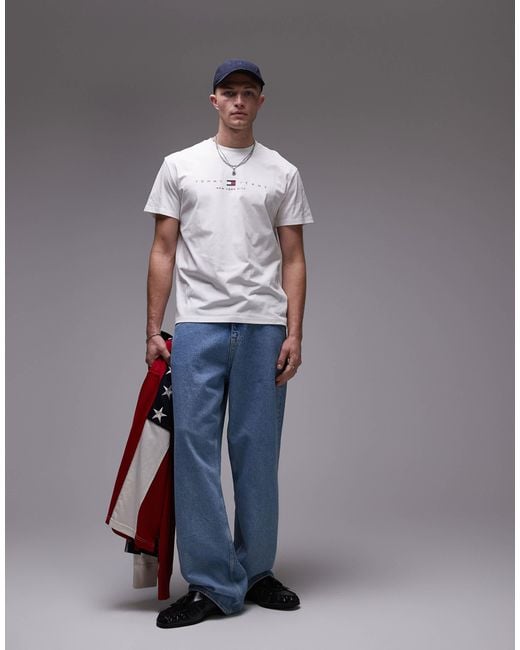 Tommy Hilfiger – t-shirt in Blue für Herren